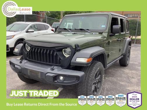 Green 2020 Jeep Wrangler Unlimited Willys
