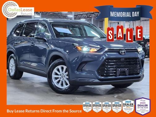 Blue 2024 Toyota Grand Highlander XLE