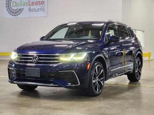 Atlantic Blue 2022 Volkswagen Tiguan 2.0T SEL R-Line