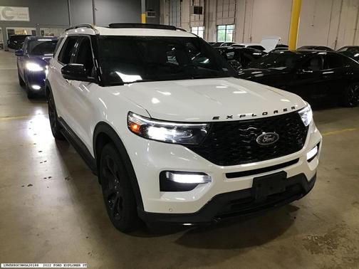 White 2022 Ford Explorer ST