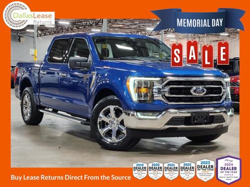 Blue 2022 Ford F-150 XLT