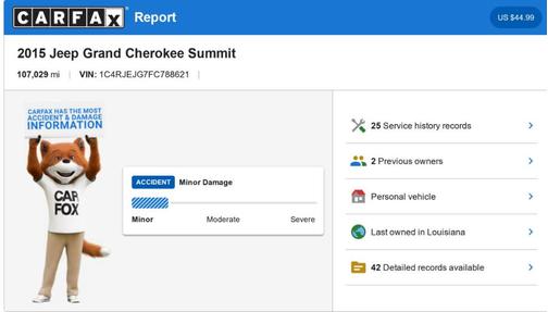 2015 Jeep Grand Cherokee Summit