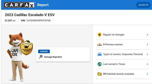 Silver 2023 Cadillac Escalade ESV V-Series