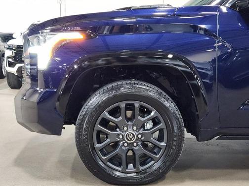 Blue 2023 Toyota Tundra Hybrid Platinum