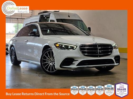 White 2024 Mercedes-Benz S-Class S 580 4MATIC