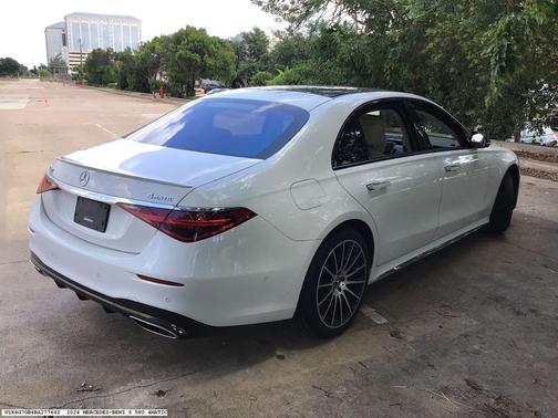White 2024 Mercedes-Benz S-Class S 580 4MATIC