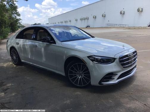 White 2024 Mercedes-Benz S-Class S 580 4MATIC
