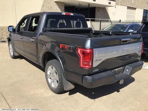 Gray 2015 Ford F-150 Platinum