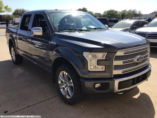 Gray 2015 Ford F-150 Platinum