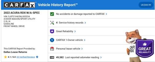 2022 Acura RDX A-Spec