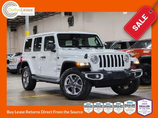 White 2019 Jeep Wrangler Unlimited Sahara