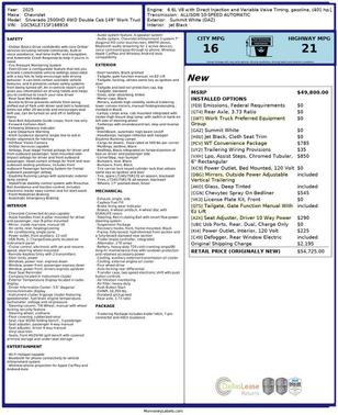 White 2025 Chevrolet Silverado 2500 WT