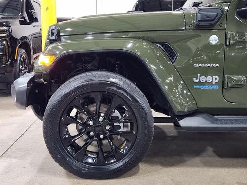 Green 2021 Jeep Wrangler Unlimited 4xe Sahara