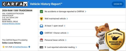 2026 RAM 1500 Tradesman