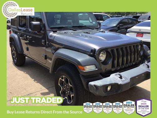 Gray 2021 Jeep Wrangler Unlimited Sport