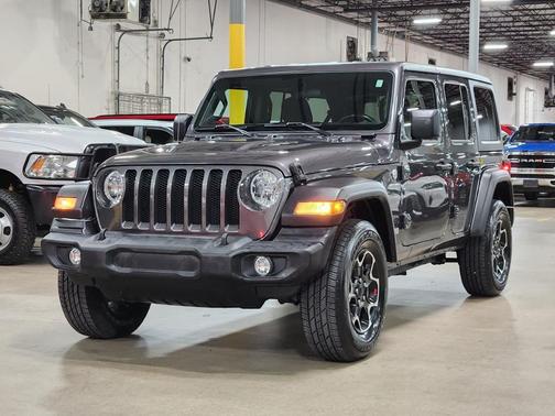 Gray 2021 Jeep Wrangler Unlimited Sport