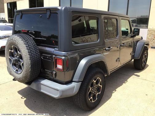 Gray 2021 Jeep Wrangler Unlimited Sport