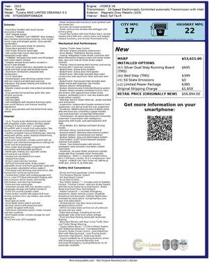 2023 Toyota Tundra Limited