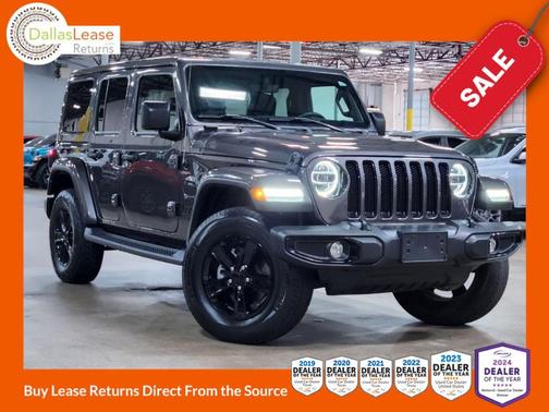 Black 2021 Jeep Wrangler Unlimited Sahara Altitude