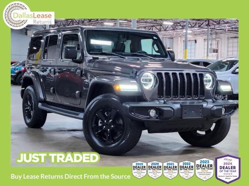 Black 2021 Jeep Wrangler Unlimited Sahara Altitude