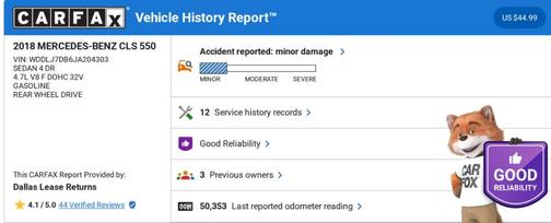 2018 Mercedes-Benz CLS 550 Base