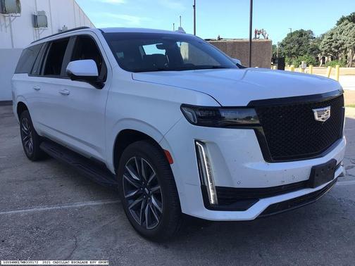 White 2021 Cadillac Escalade ESV Sport