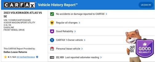 2023 Volkswagen Atlas 3.6L SE w/Technology