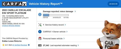 2022 Cadillac Escalade ESV Sport Platinum