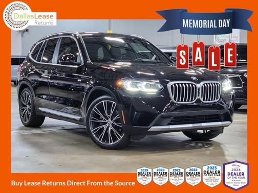 Jet Black 2023 BMW X3 sDrive30i