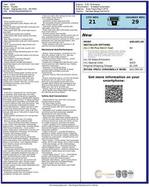 2022 Toyota Highlander XLE