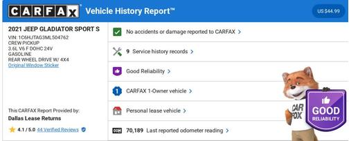 2021 Jeep Gladiator Sport