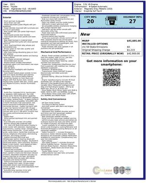 2021 Toyota Highlander XLE