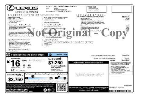 2022 Lexus GX 460 Base