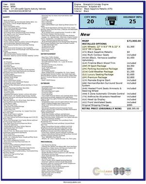 2020 BMW X7 xDrive40i