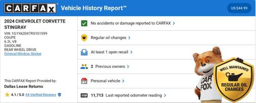 2024 Chevrolet Corvette Stingray w/1LT