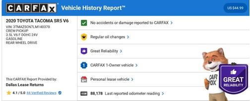 2020 Toyota Tacoma SR5