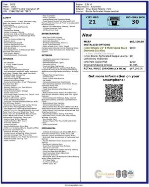 2022 Volvo XC90 T6 Inscription 6 Passenger