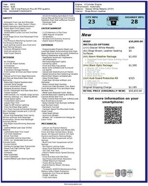 2022 Audi Q5 45 S line Premium Plus