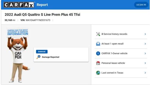 Glacier White Metallic 2022 Audi Q5 45 S line Premium Plus