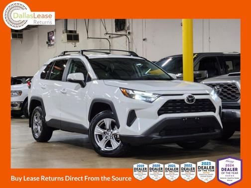 White 2023 Toyota RAV4 XLE