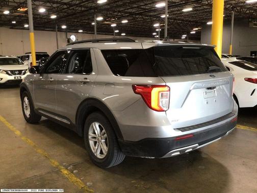 Silver 2022 Ford Explorer XLT