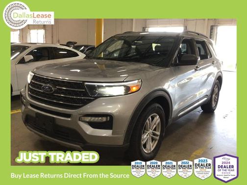 Silver 2022 Ford Explorer XLT