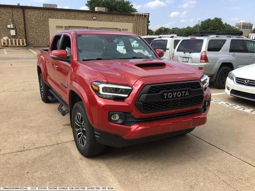 Red 2022 Toyota Tacoma TRD Sport