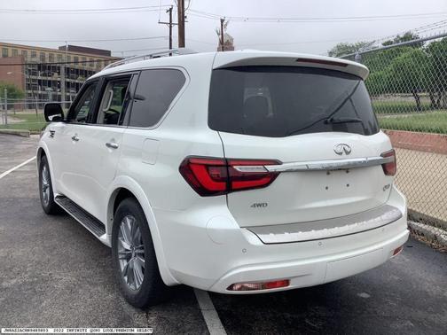 Moonstone White 2022 INFINITI QX80 Luxe