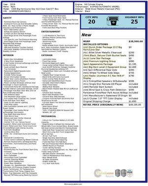 2019 RAM 1500 Big Horn