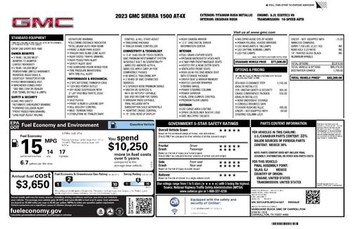 2023 GMC Sierra 1500 AT4X