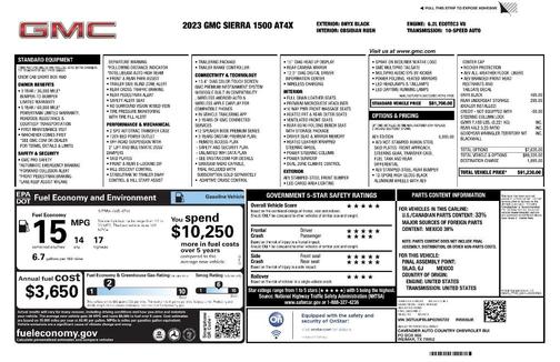 2023 GMC Sierra 1500 AT4X