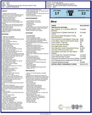 2019 RAM 1500 Big Horn