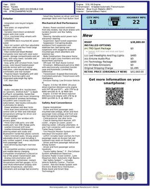 2023 Toyota Tacoma TRD Sport