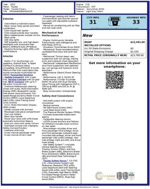 2022 Toyota Corolla Cross L